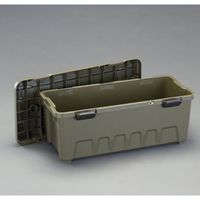 エスコ 798x378x333mm/62.3L 収納ボックス(OD/4個) EA506NA-15 1セット(1個)（直送品）