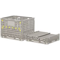 エスコ 1200x1020x905mm メッシュパレット(回転フォーク対応) EA985R-16 1台（直送品）