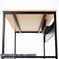 エスコ 1400x 700x700・720mm ミーティングテーブル(木目) EA954HC-844 1台（直送品）