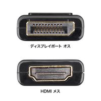 エスコ [DisplayPortーHDMI] 変換アダプター EA940PR-26 1個（直送品）