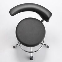 エスコ ワークチェアー(ブラック) EA956XC-95 1脚（直送品）