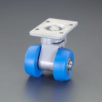 エスコ 100mm/1.4t キャスター(自在固定兼用/MCナイロン) EA986TL-31 1個（直送品）