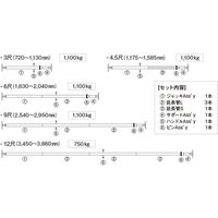 鴨居ジャッキ　マーク2 JK-38 1セット 伊藤製作所（直送品）
