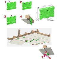 目透かしピース MP6 1セット(10個入) 伊藤製作所（直送品）