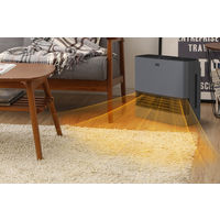 アイリスオーヤマ 大風量 加湿 セラミックファンヒーター  速暖 グレー JKC125D1-H １台