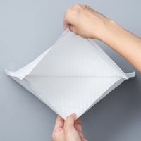 クッション封筒 ポップクッション ネコポスサイズ用 白 開封テープ付き 1セット（50枚：10枚入×5パック） ユニオンキャップ