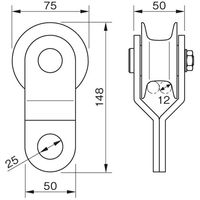 レスキュープーリー PL-75R 1セット(3個入) 伊藤製作所（直送品）