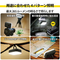 エレコム モバイルバッテリー/6700mAh/2.4A/LED機能付/ブラック DE-M21L-6700BK 1個