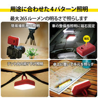 エレコム モバイルバッテリー/6700mAh/2.4A/LED機能付/レッド DE-M21L-6700RD 1個