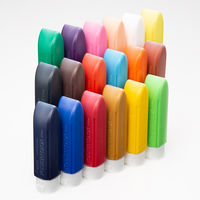 ぺんてる ポスターカラー クラス用 単色 230ml むらさき 絵の具 3本 YNG3T13