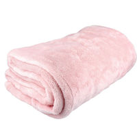 iiもの本舗 ふわふわマイクロファイバー ブランケット シングル ピンク 1枚入×2セット 4589596693040（直送品）