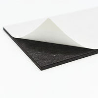 マグエックス 超強力マグネットシート【滑り止め加工】粘着付 2片 AGWF-2 1枚