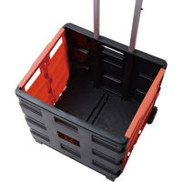 YAMAZEN オリコンカート(コンテナキャリー) 耐荷重35KG/容積42L 1セット（6台：1台×6）