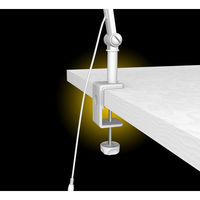 ジェントス LUMIXUX クランプ式 高演色LEDデスクライト DK-R108WH 1台