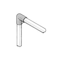 エスコ [パイプラック用] 2方向プラスチックジョイント(ブラック) EA976BY-306 1セット(30個)（直送品）