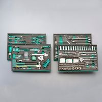 エスコ [242個組]ツールワゴン付工具セット(トレー入) EA689SY 1セット(1台)（直送品）