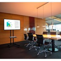 エスコ 740x700x1715mm ディスプレイスタンド EA764AG-152 1台（直送品）