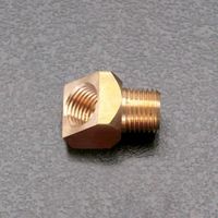 エスコ R 1/4”xRc1/4”/45 ゚ エルボ EA141AG-2A 1セット(15個)（直送品）