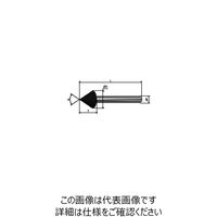 エスコ 7.0mm/90 ゚/55mm ダイヤモンドバー(傘型/3mm軸) EA819DG-35 1本（直送品）