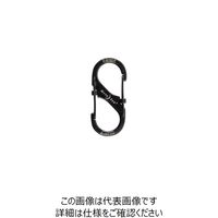 エスコ 90x40mm Sカンスナップフック(ロック付/ブラック) EA638AD-163 1セット(10個)（直送品）