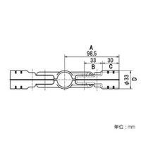エスコ [パイプラック用] 4方向フリーメタルジョイント(ブラック) EA976BY-151 1セット(3個)（直送品）