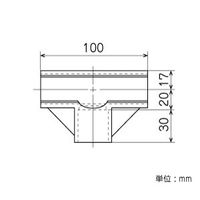 エスコ [パイプラック用] 3方向プラスチックジョイント(ブラック) EA976BY-331 1セット(30個)（直送品）