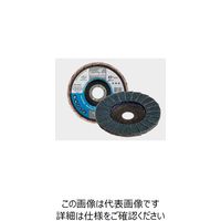 エスコ # 60/125mm フラップディスク(ジルコニア) EA809AL-35 1セット(10枚)（直送品）