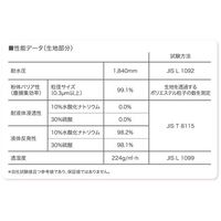 エスコ [M] 防護服(使い捨て/液体防護用) EA996AY-1A 1セット(4着)（直送品）