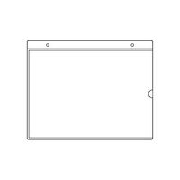 エスコ 245x310mm 吊り下げ式ポケット標識(A4) EA983BH-21 1セット(3枚)（直送品）