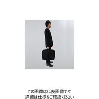 エスコ 410x310x180mm ビジネスバッグ(黒) EA927BE-91 1個（直送品）