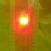 エスコ LED安全ベスト(紺・黄/赤白点滅) EA983R-533 1セット(3枚)（直送品）