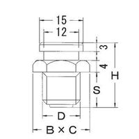 エスコ R 1/4” グリースニップル(ボタンヘッド/1個) EA991CY-2A 1セット(30個)（直送品）