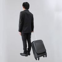 エスコ 350x240x460mm/34L キャリーケース(黒) EA927BG-3 1個（直送品）