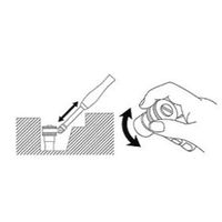 エスコ 3/8”DR/140ー190mm ラチェットハンドル(伸縮・首振型) EA618TM-13 1本(1個)（直送品）