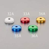 エスコ φ25x8mm /M5 / 19kg 超強力マグネット(赤) EA781EM-33A 1セット(10個)（直送品）
