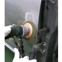 エスコ # 240/125mm ディスクペーパー(マジック式/10枚) EA162LB-240 1セット(100枚:10枚×10袋)（直送品）