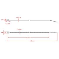 エスコ 165x 2.5mm 結束バンド(100本) EA475-165 1セット(4000本:100本×40袋)（直送品）