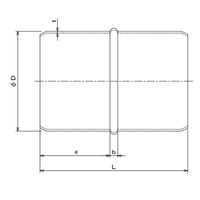 エスコ φ250mm スパイラルニップル EA997DE-26 1セット(10個)（直送品）