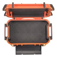 エスコ 194x119x 48mm/内寸 防水ケース(橙) EA657MC-40 1個（直送品）