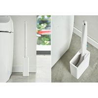 エスコ 55x110x170mm 流せるトイレブラシスタンド(白) EA928AJ-78 1セット(5個)（直送品）