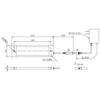 エスコ AC100ー240V/ 5W 照明灯/LED EA815LN-71 1台（直送品）