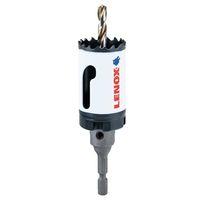 エスコ 21mm 六角軸付ホールソー[LENOX] EA823LX-221 1セット(3個:1個×3本)（直送品）