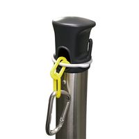 エスコ 320x860mm チェーンスタンド(チェーン内蔵式/黄/4.3m) EA983FT-266 1本（直送品）