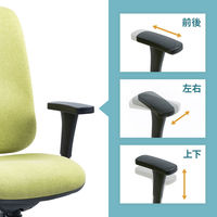 サンワサプライ 高機能ハイバックオフィスチェア(グリーン) SNC-T160G 1個（直送品）