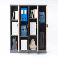 サンワサプライ 縦型パーソナルロッカー4列タイプ PLK-TWT4H120LM 1台（直送品）