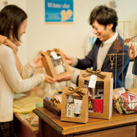 ヘッズ カフェオレ窓付ギフトボックス‐S(10枚) CAF-WGBS 1セット(10枚×5パック)（直送品）