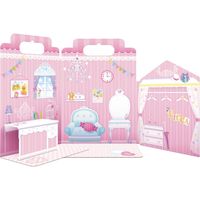 プレゼント　おうち遊び　おもちゃ　おでかけ ぺたぺたシールブック リカちゃん 484-021 2個 銀鳥産業（直送品）