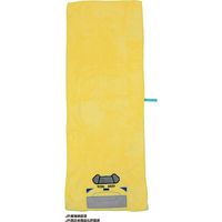 池田工業社 923形ドクターイエロー フェイスタオル 新幹線 ドクターイエロー タオル 3120200 1個（直送品）