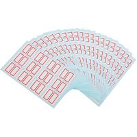 ニッケン文具 インデックス 23mm×29mm 赤(レッド) B2-LBRM 1セット(2400片:240片×10個)