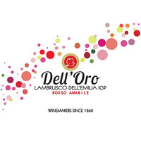 イタリア　デル・オーロ ランブルスコ スパークリングワイン　赤　やや甘口 750ml　1本　日本酒類販売